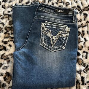 Vigoss Women's Dark Blue Skinny Jeans